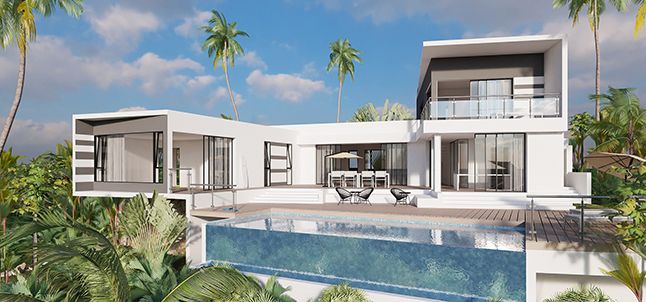 villas exclusives cbe44daf Illustration des Villas exclusives